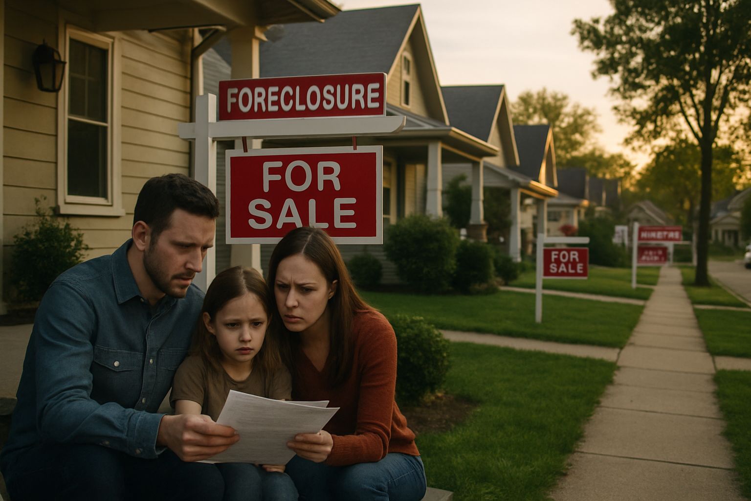 Second-order Economic Shock impacts U.S. housing with rising foreclosures and sales.