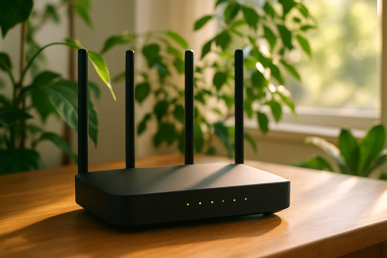 Eco-friendly Wi-Fi device supporting Green Media Transmission technologies.