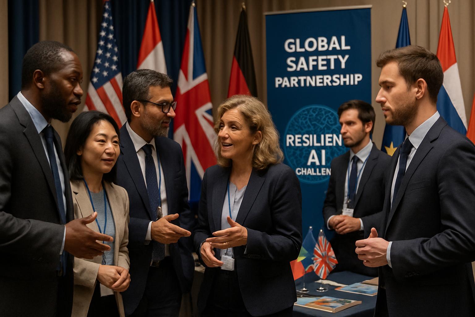 Global Safety Partnership delegates engaged at the Resilient AI Challenge summit.