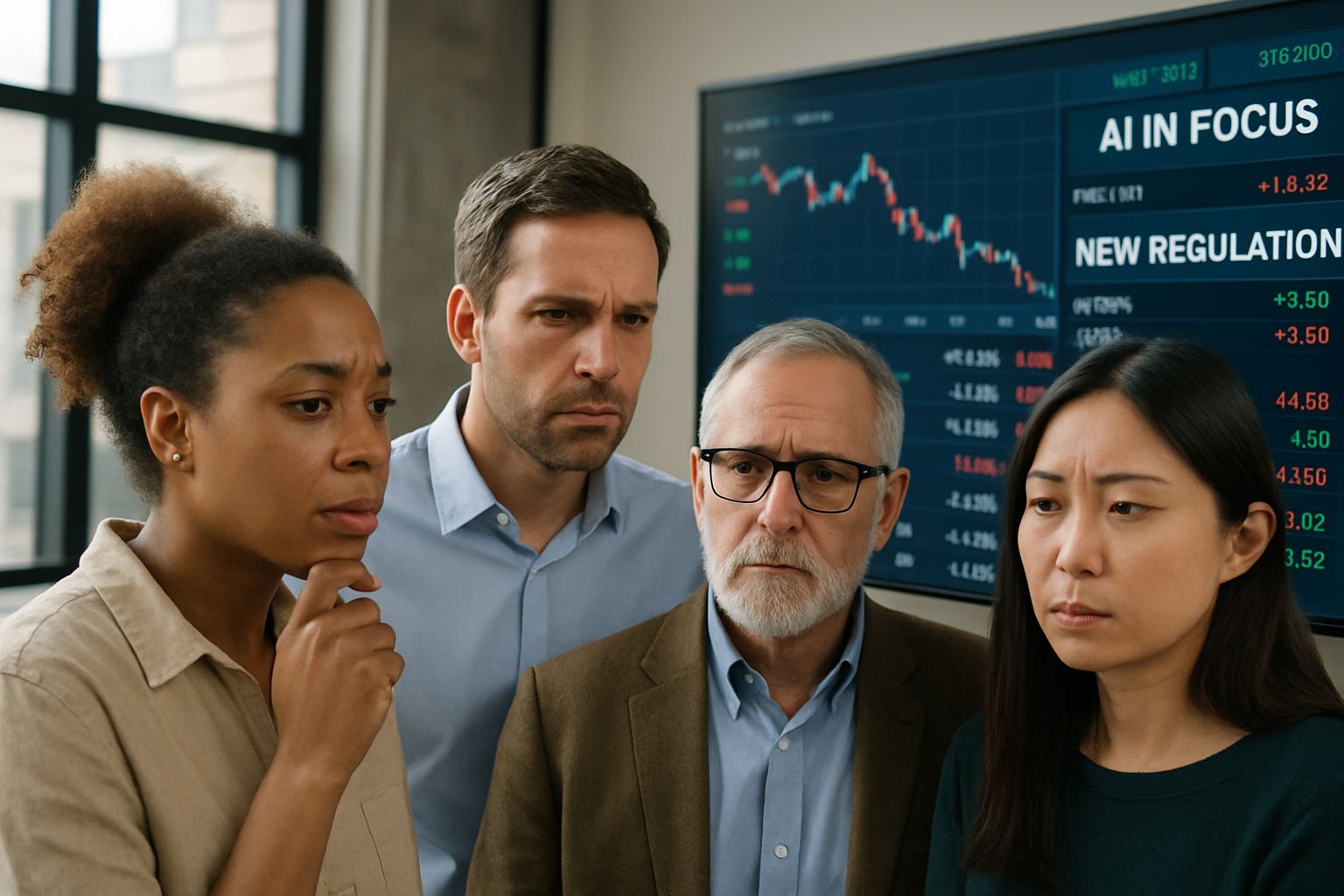 Investors express concerns over AI-related Capital Market Trust issues at stock dashboard