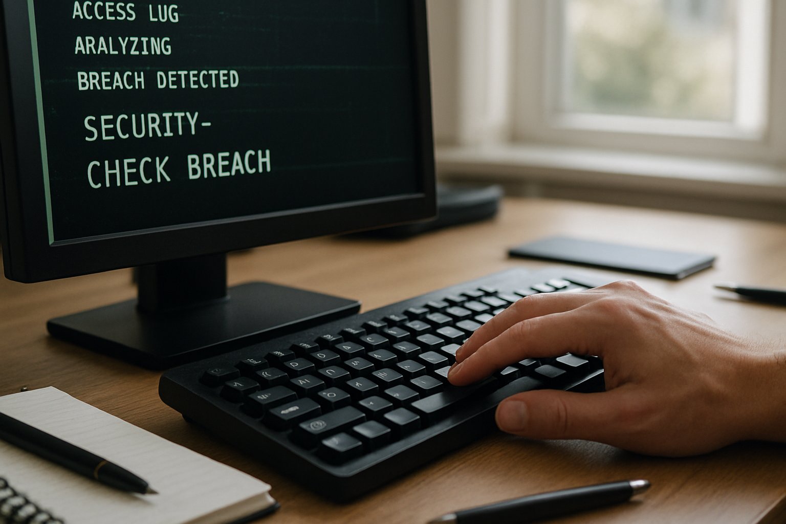 Investigating Rogue Agent Breach from IT workspace with authentic technology tools.