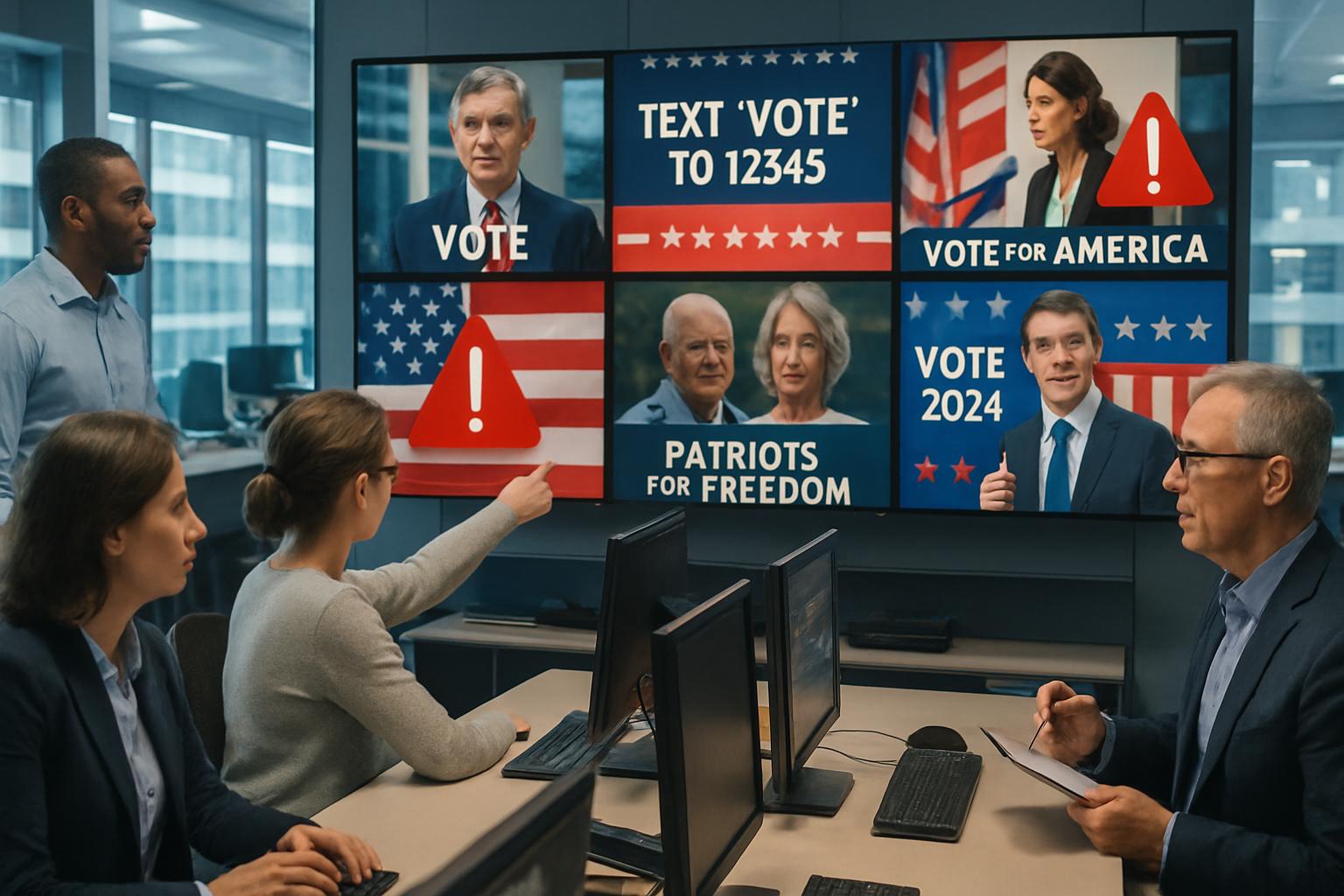 Newsroom monitoring Deepfake Election Crisis and flagged misinformation.