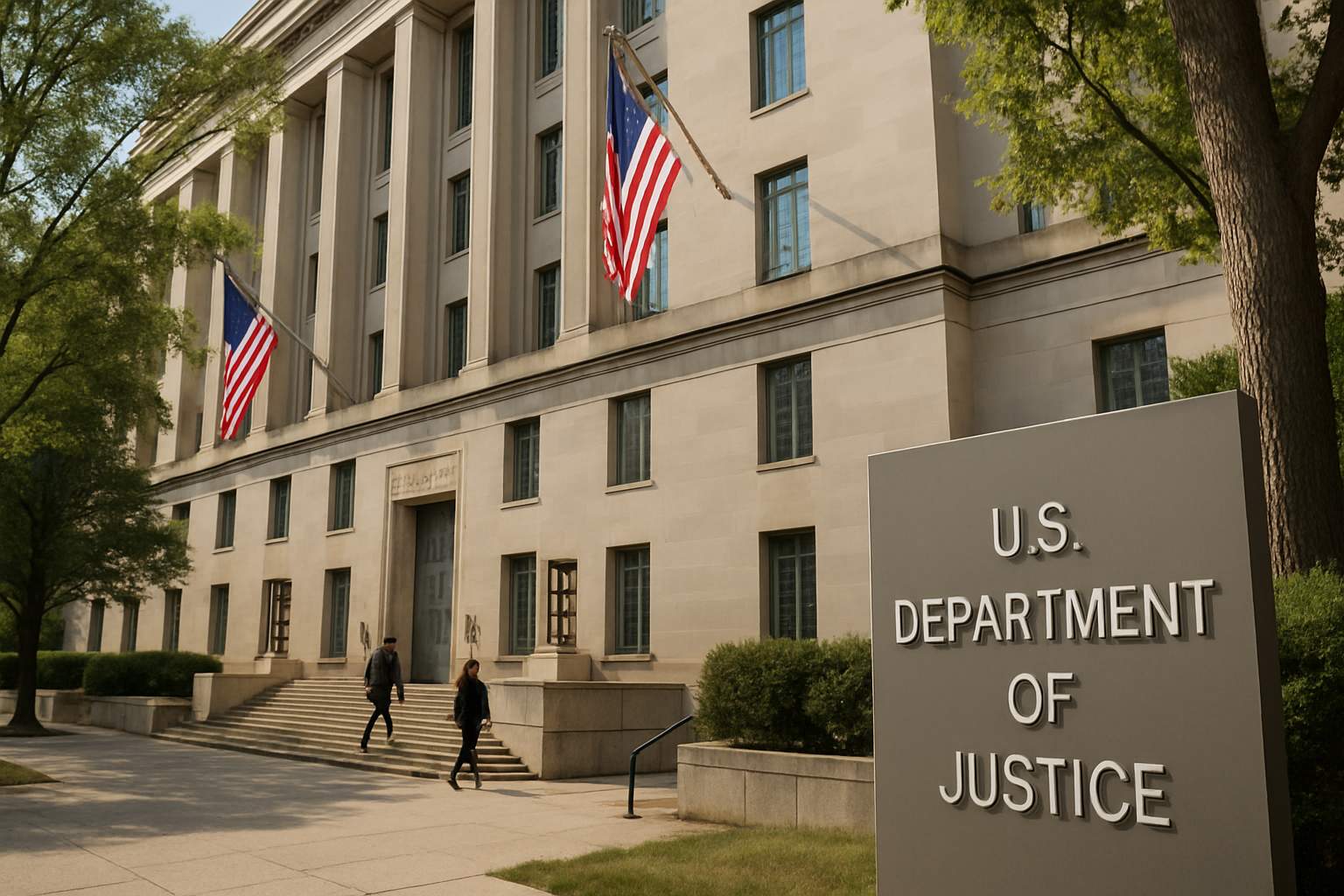 Federal Preemption Policy involving Department of Justice litigation headquarters.