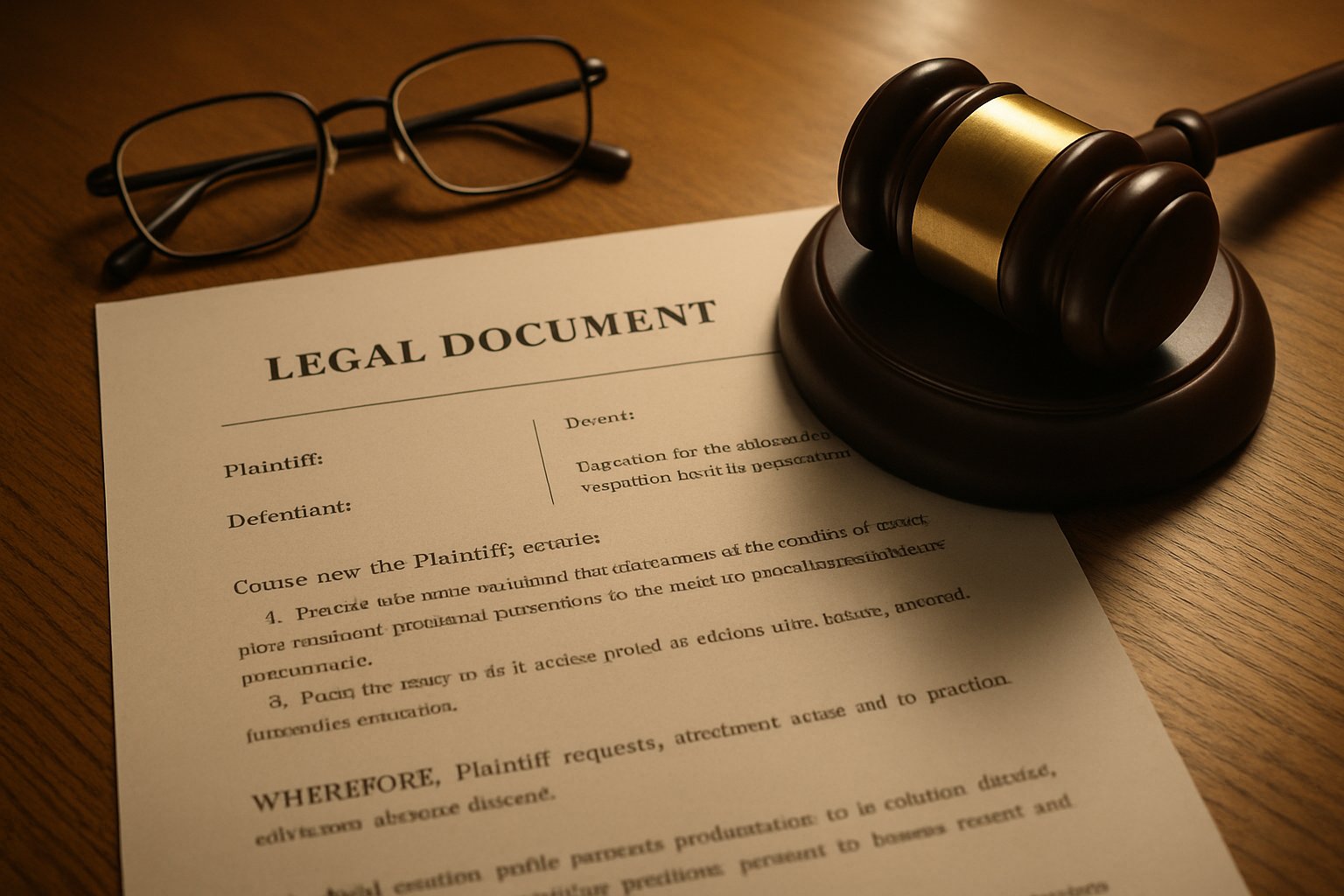 Legal document demonstrates official stance on AI Authorship Denial.