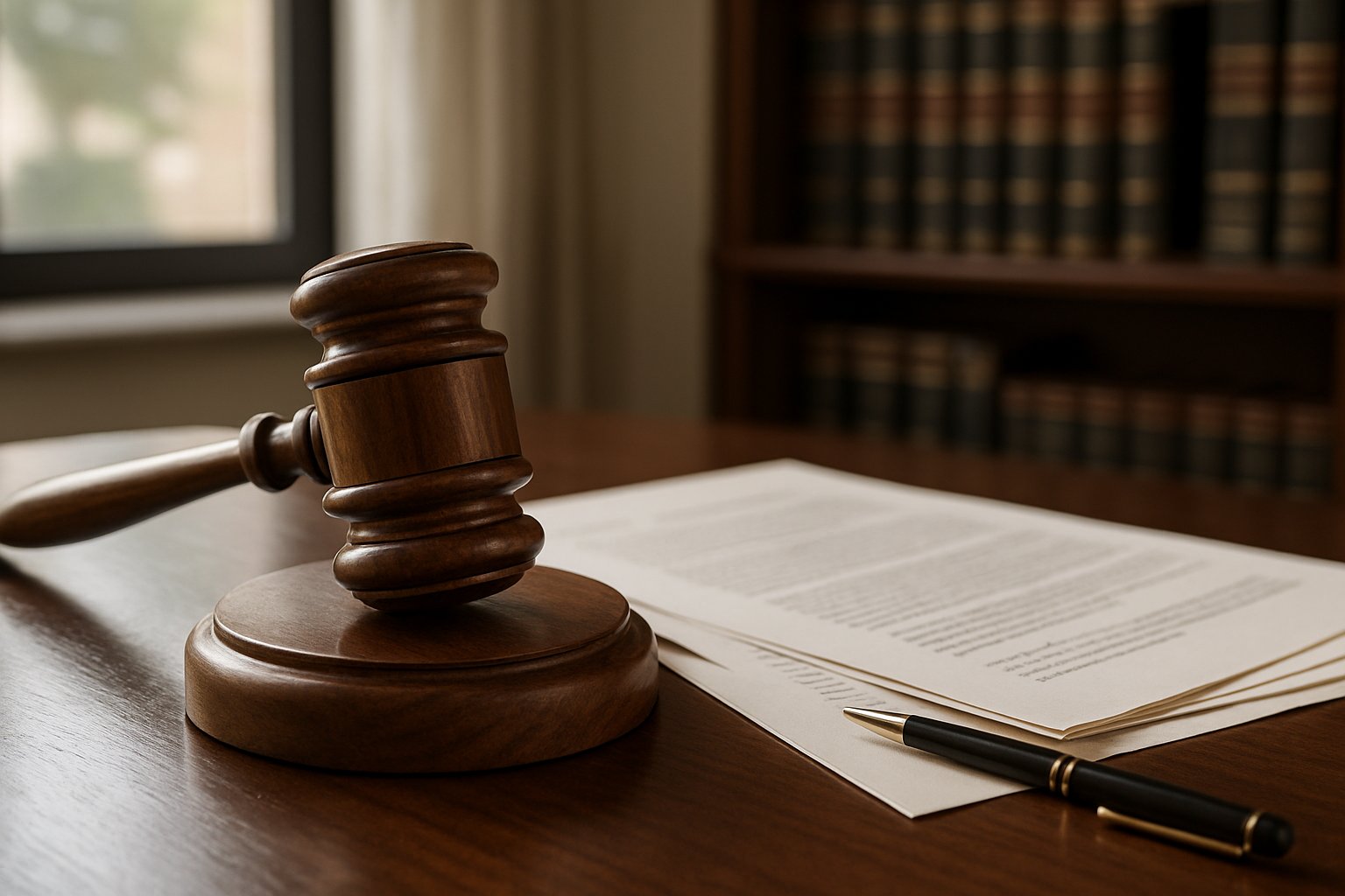 Gavel and documents referencing Heppner Fraud Case decision.