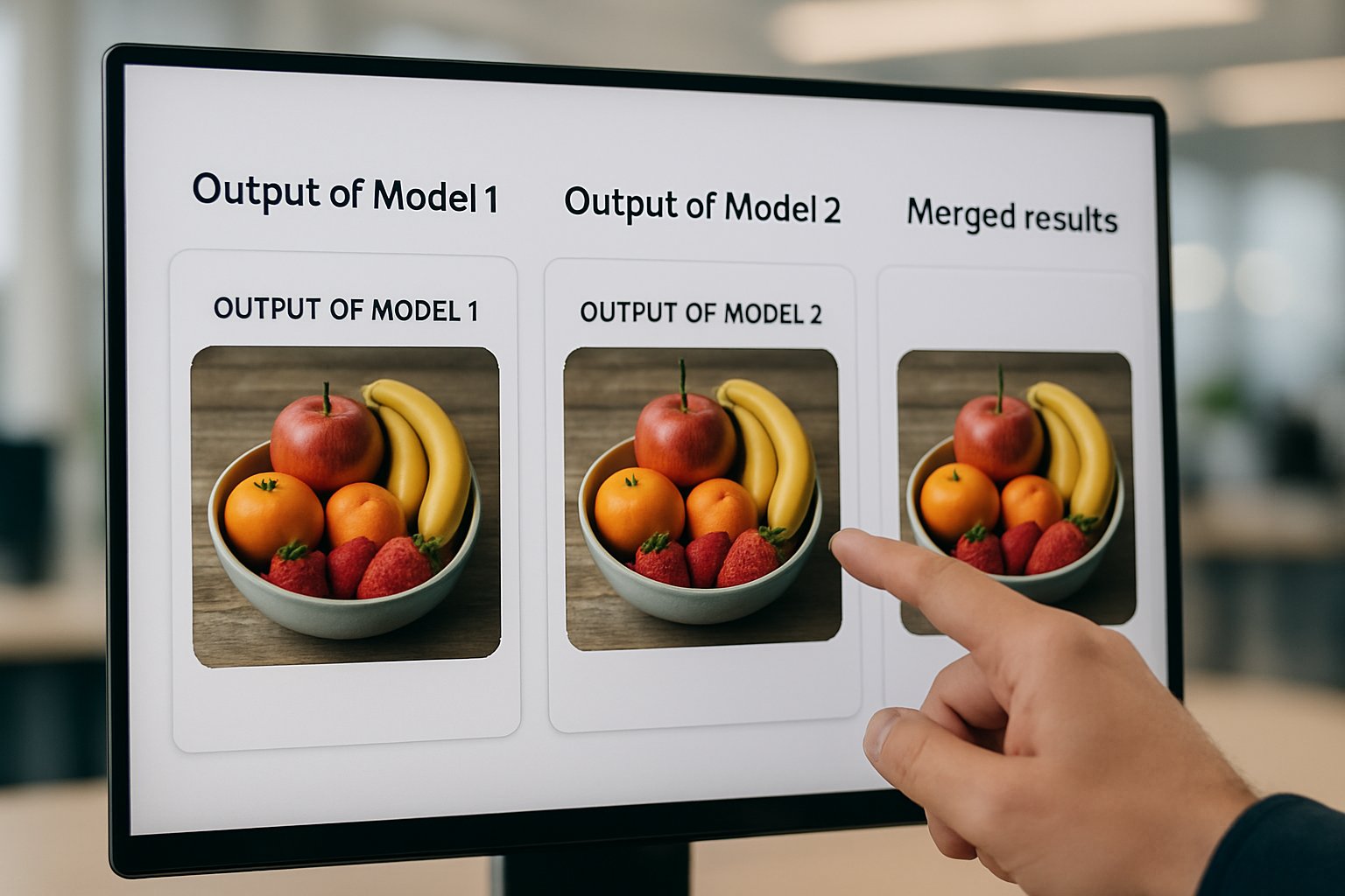 Model Council merging insights from three AI models on screen
