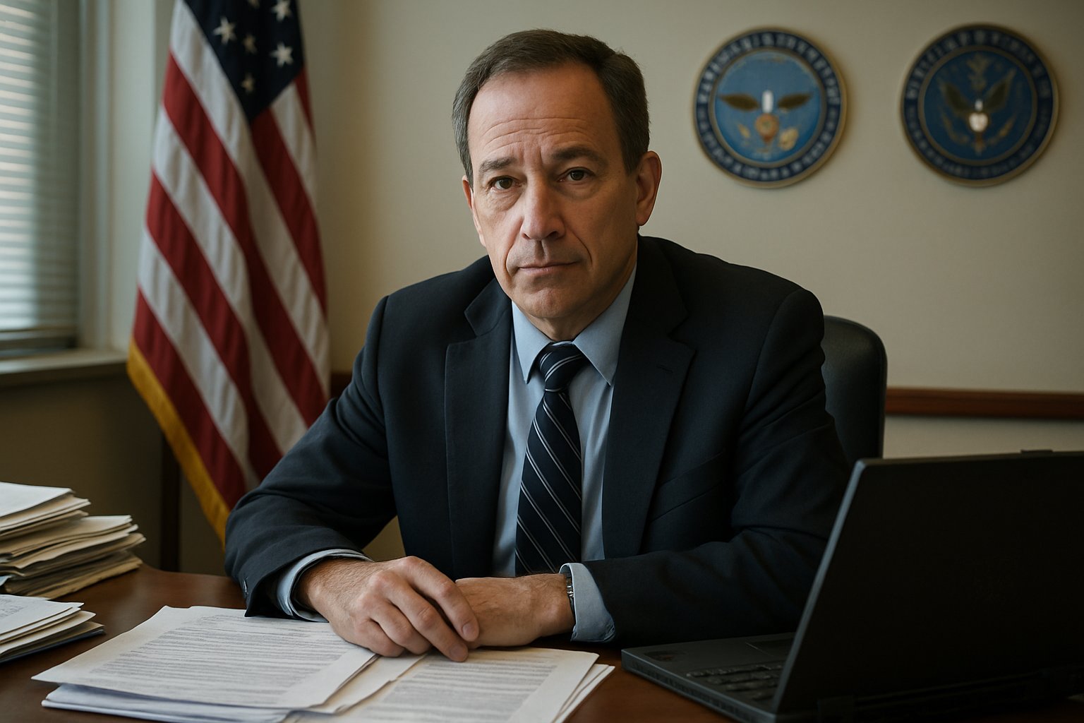 Defense Data Leadership represented by new Pentagon CDO in office setting.