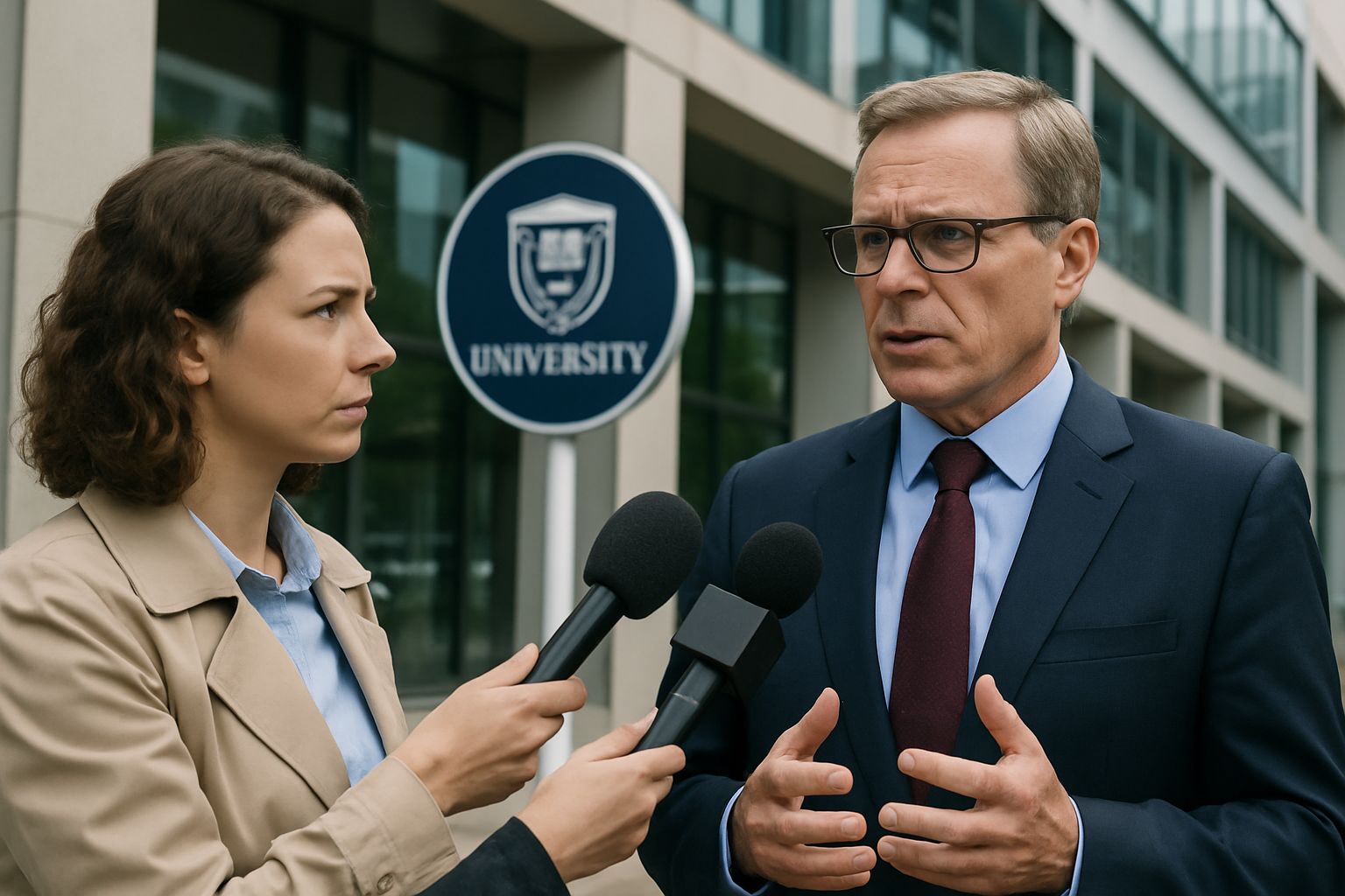 Galgotias spokesperson responds to Robodog incident at university campus.