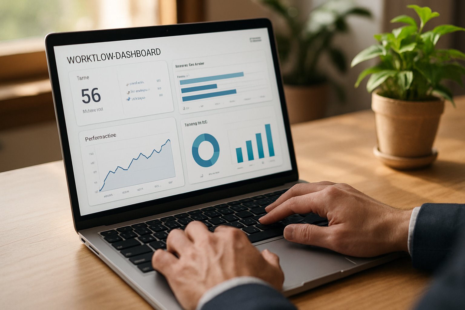 Workflow Productivity Platforms dashboard tracking team output and performance metrics