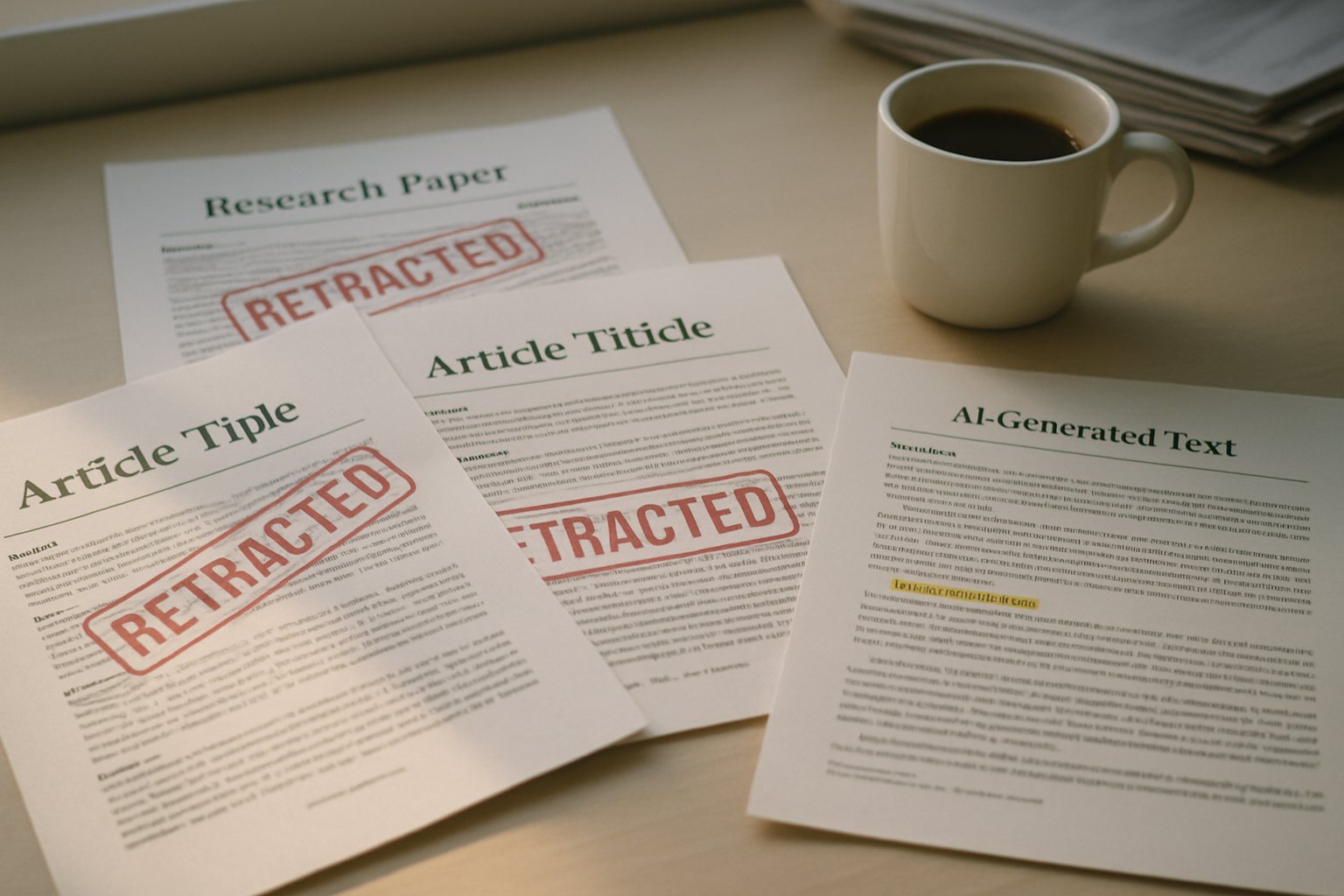Scientific papers marked retracted highlight the Scientific Integrity Crisis.