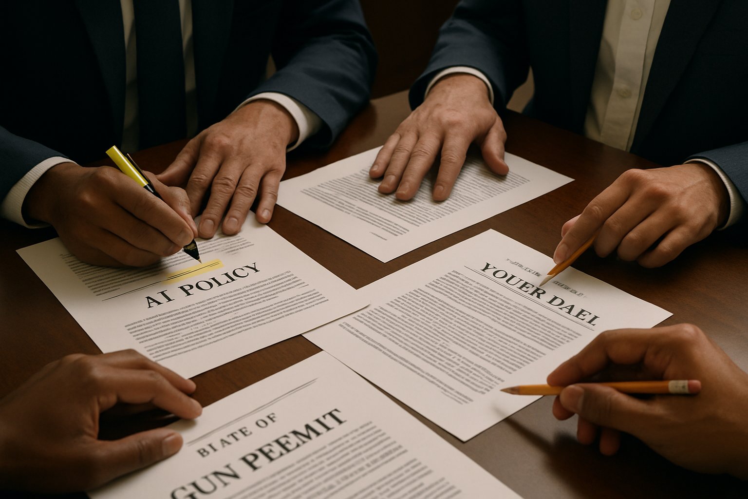 AI Litigation Taskforce legal documents on federal and state policy conflicts.