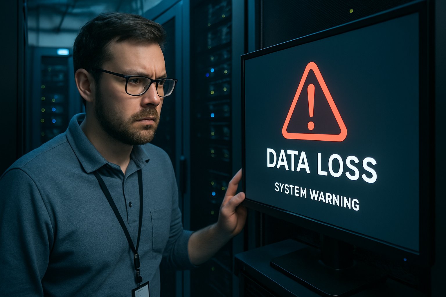 Software Logic Failure resulting in server data loss checked by IT professional