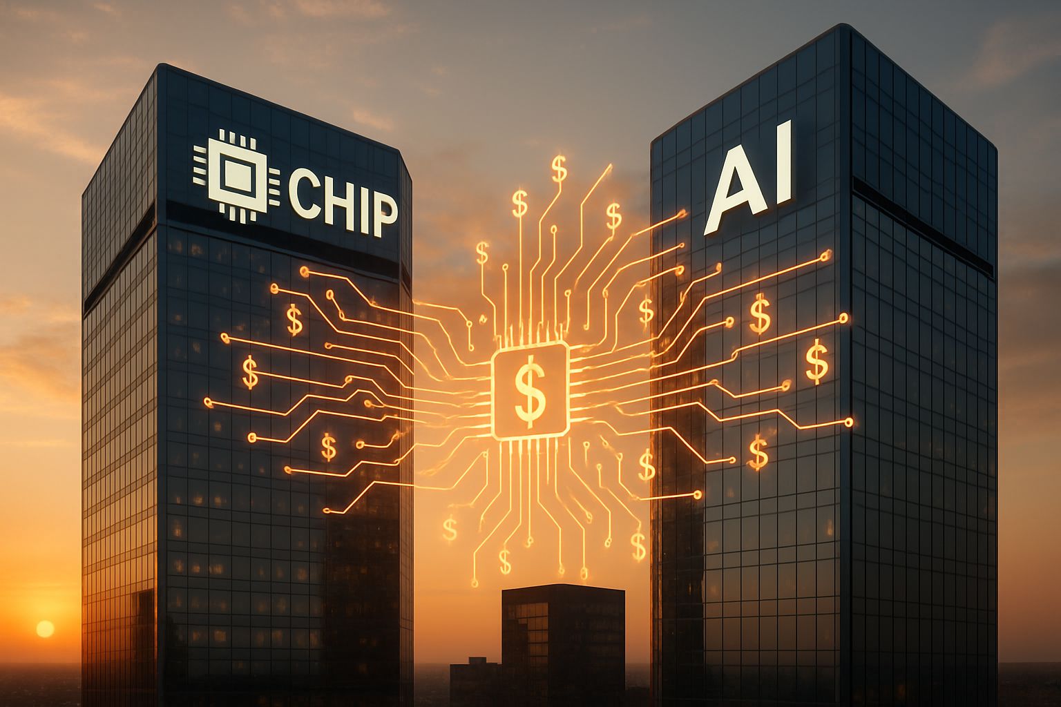 Leading AI companies connected through vendor financing in the AI Market Monopoly