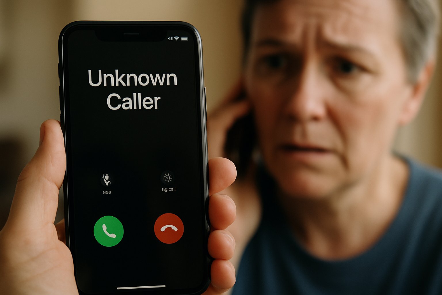Spoofed caller ID illustrates Ransomware Fraud Wave technique.