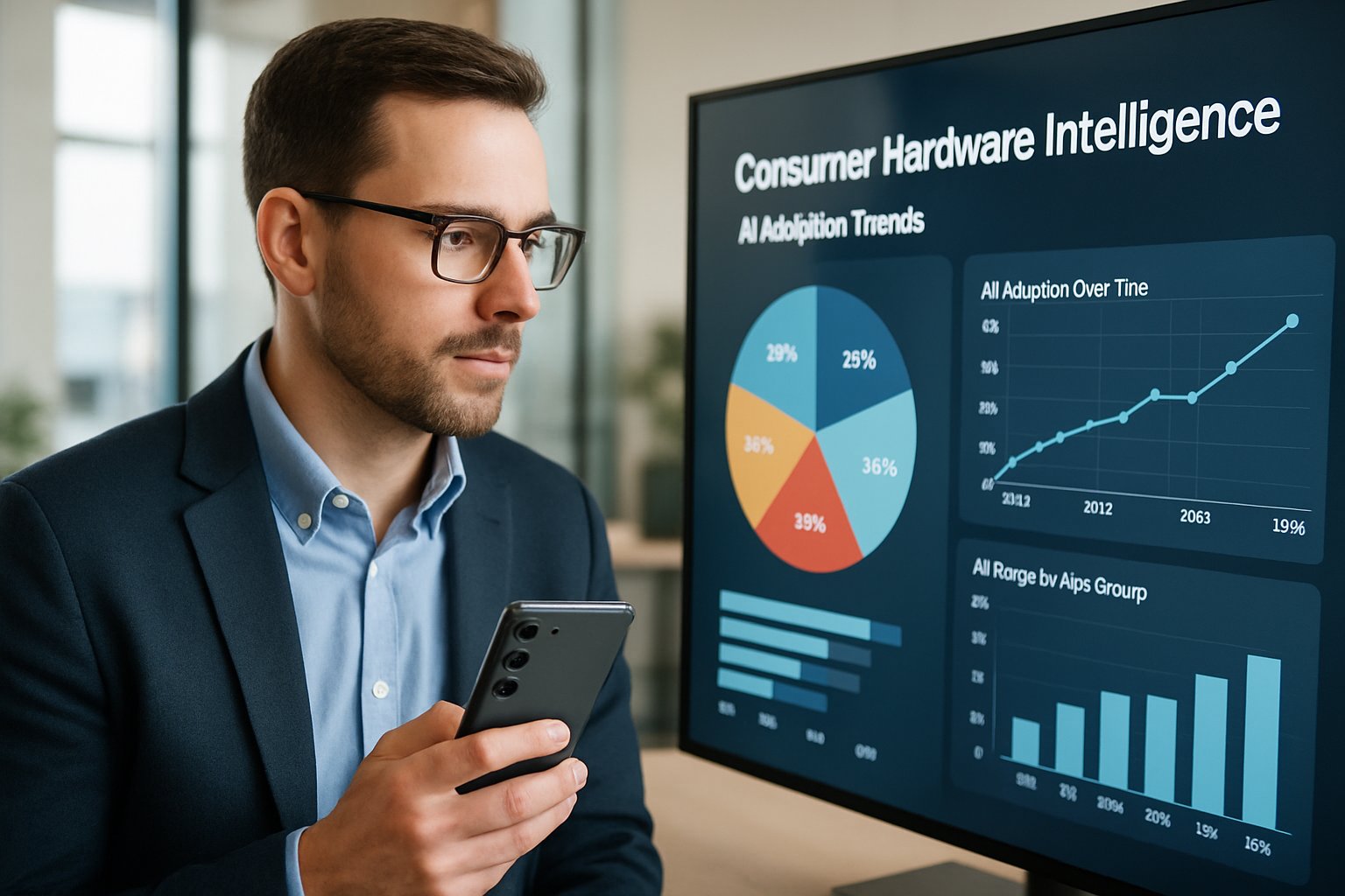 Strategist analyzing Consumer Hardware Intelligence with Galaxy S26 AI insights
