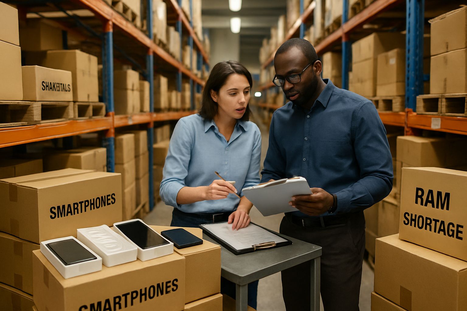 Warehouse managers discuss hardware inventory amid Component Pricing shifts from RAM shortage.