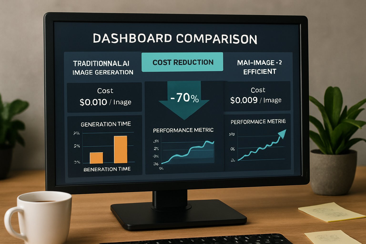 AI Models dashboard comparing MAI-Image-2-Efficient pricing and performance.