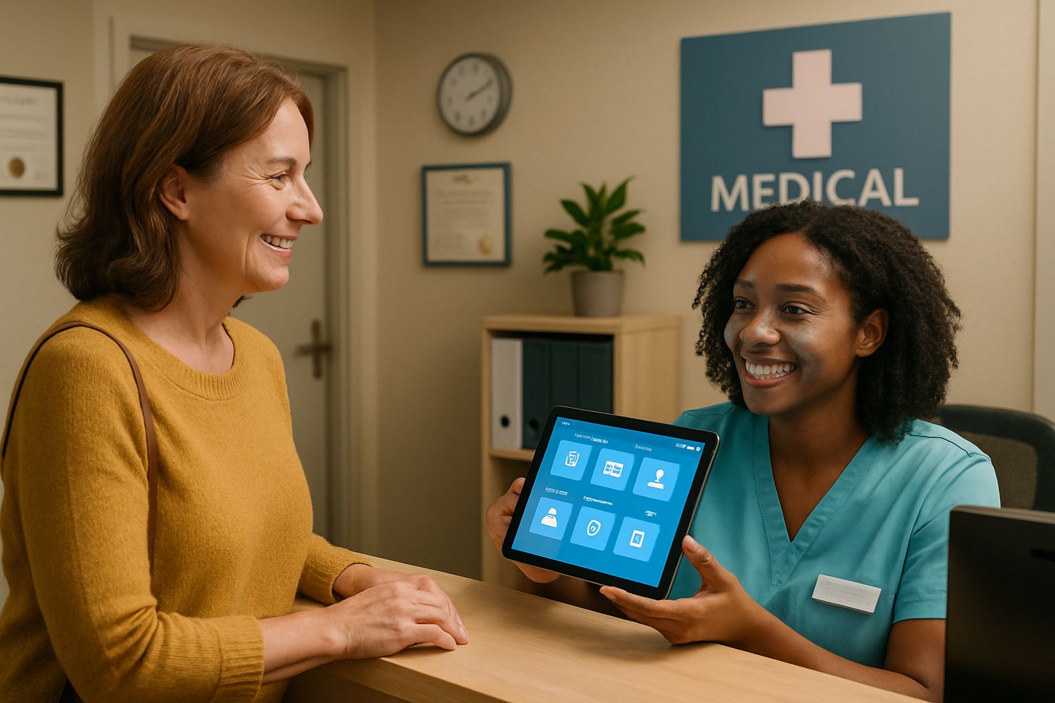 AI in Healthcare automating payments and check-in at medical practices.