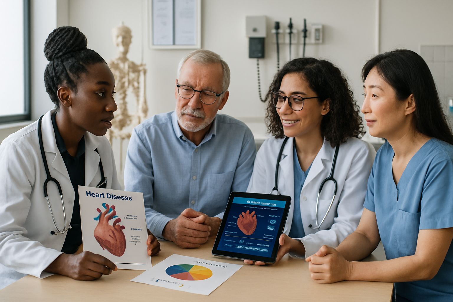 Precision Cardio Medicine team discusses cardiovascular prevention and AI testing results.