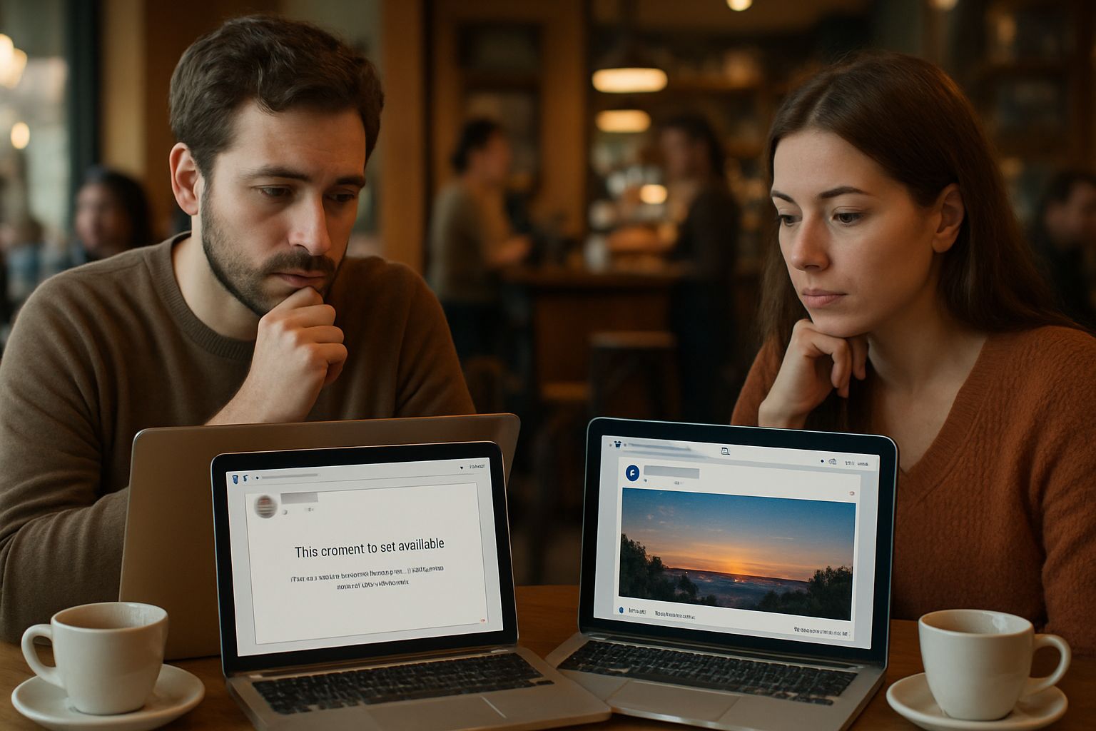 Users experiencing Free Speech Tension through differing content moderation results.