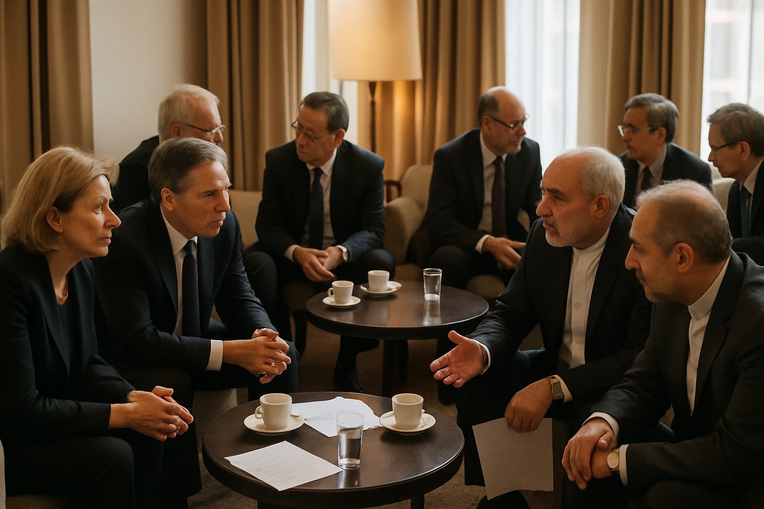 Frontier Diplomacy informal talks at Islamabad summit lounge