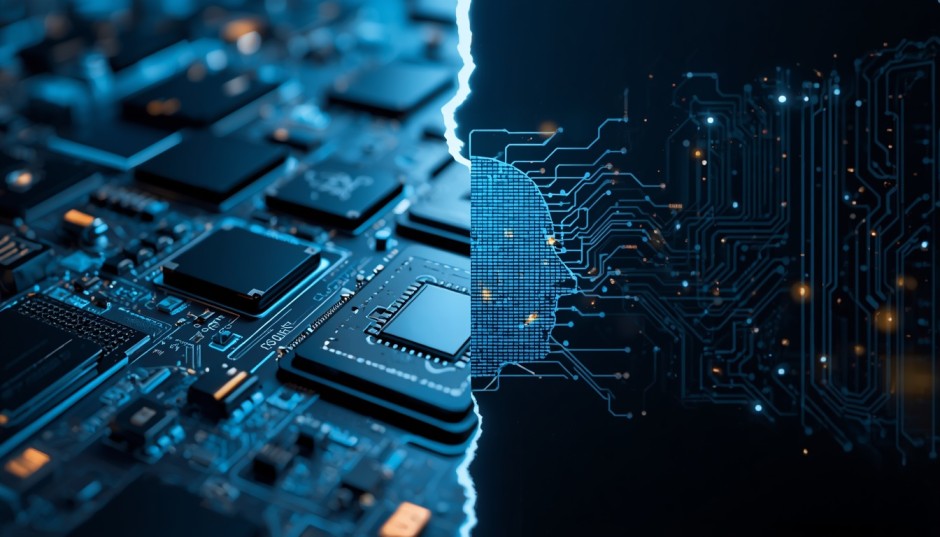 AI infrastructure versus workforce skills gap visualization