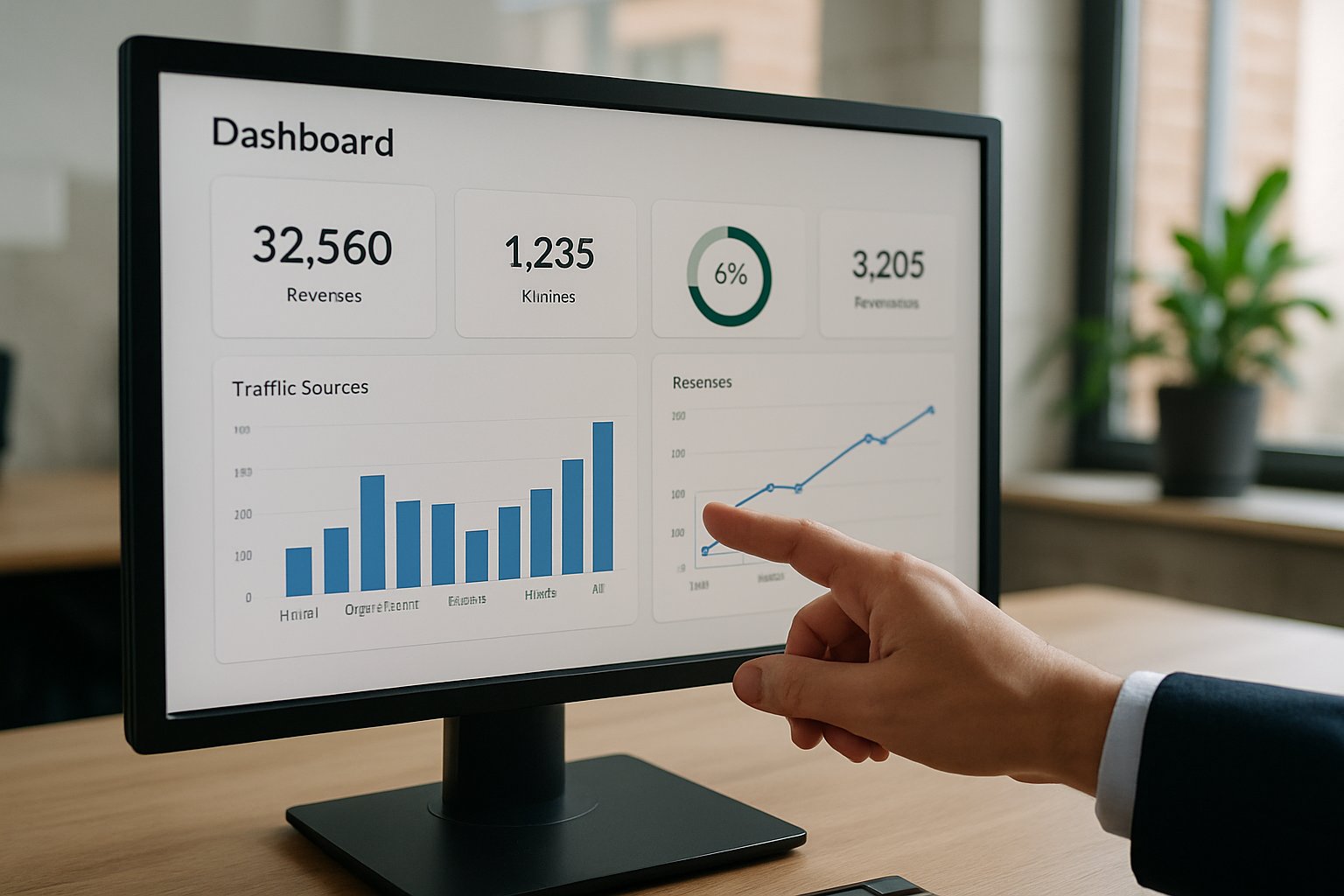 Segment One Marketing analytics dashboard with performance metrics