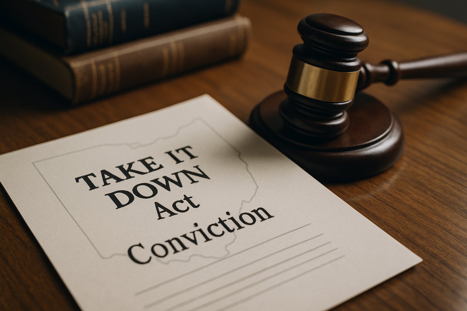 Legal Precedent TAKE IT DOWN Act conviction document in Ohio
