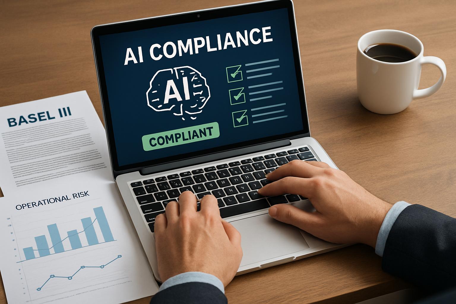 Financial analyst evaluates AI Regulation strategy with Basel III documents.