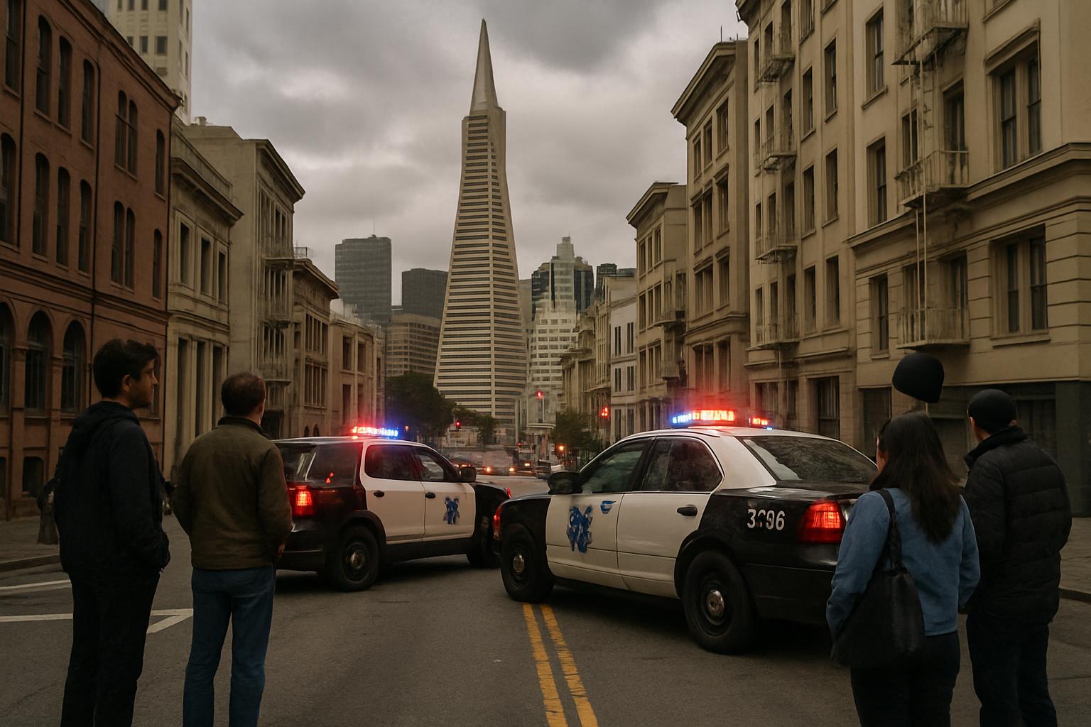 Police respond to San Francisco attack amid Radicalization Threat concerns.