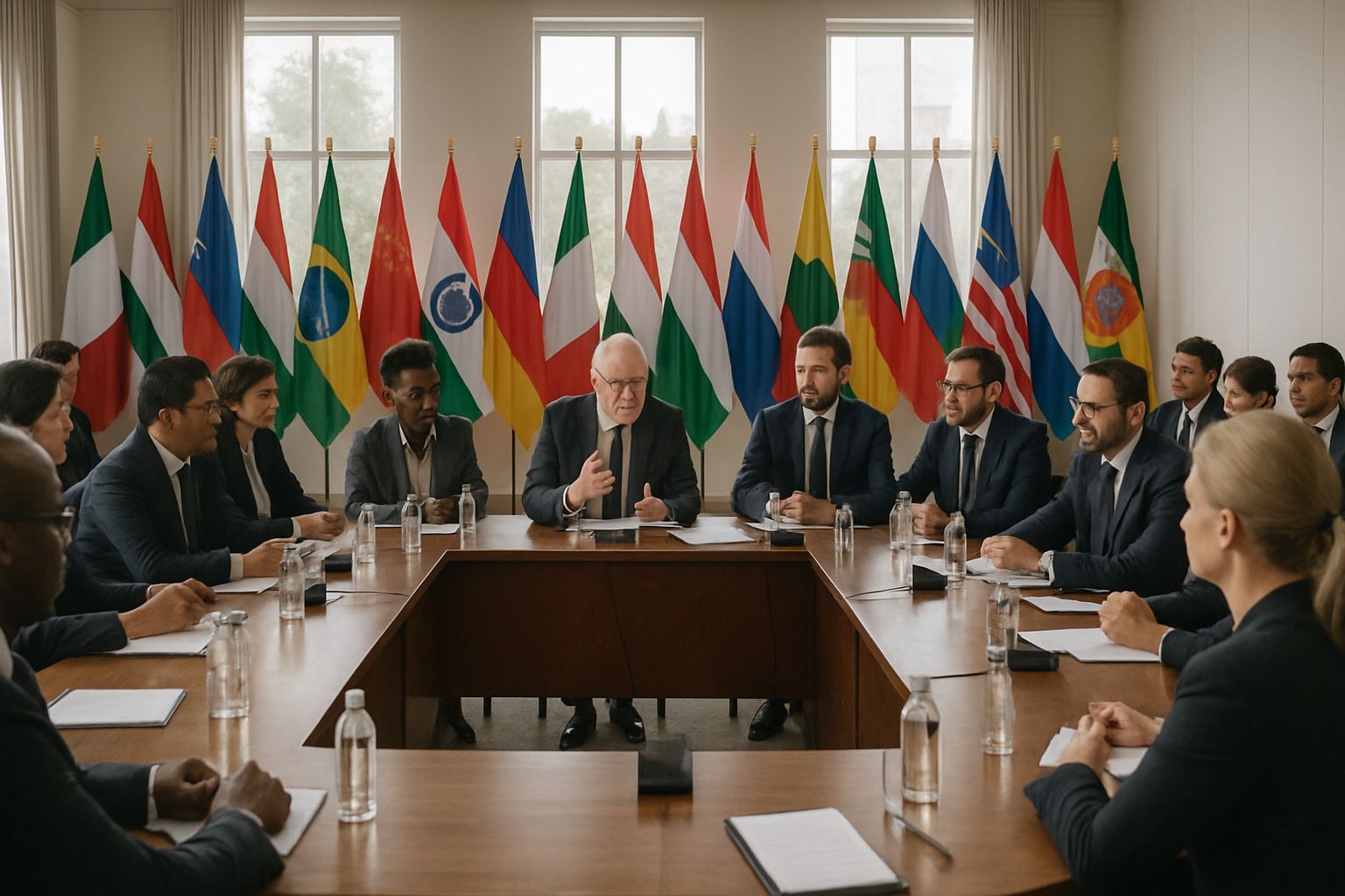 International policymakers meet to address the Global Governance Gap.