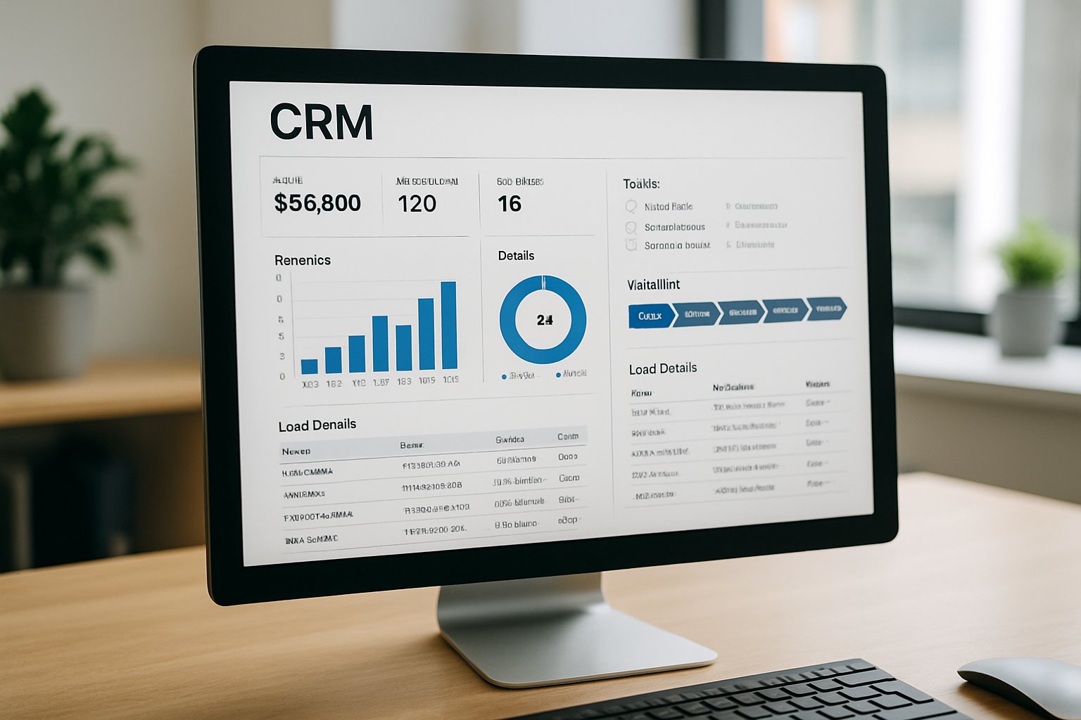 Agentic Workflow CRM dashboard with real-time data and workflow charts.