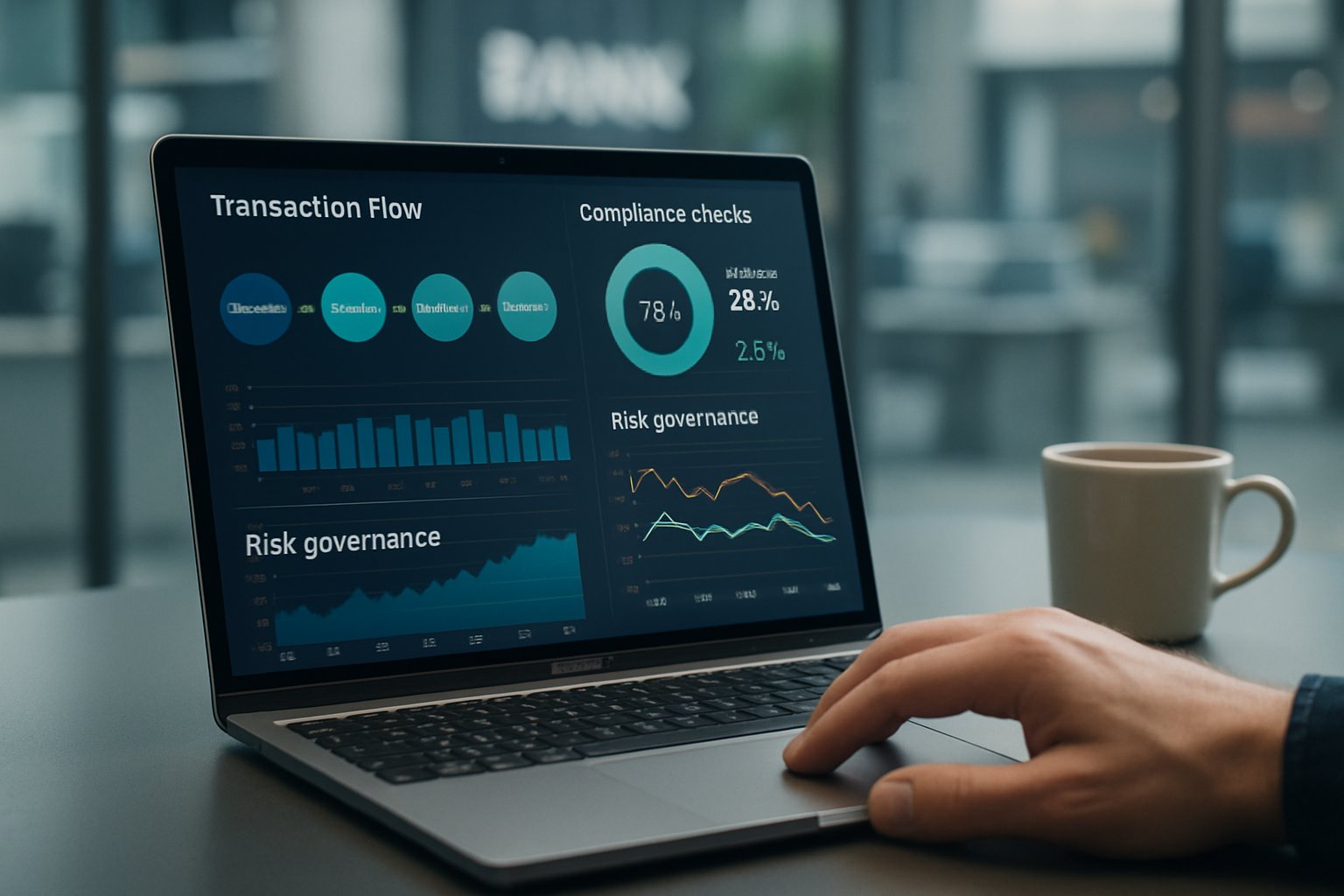 Financial Ops Agents monitoring real-time financial dashboards and risk governance