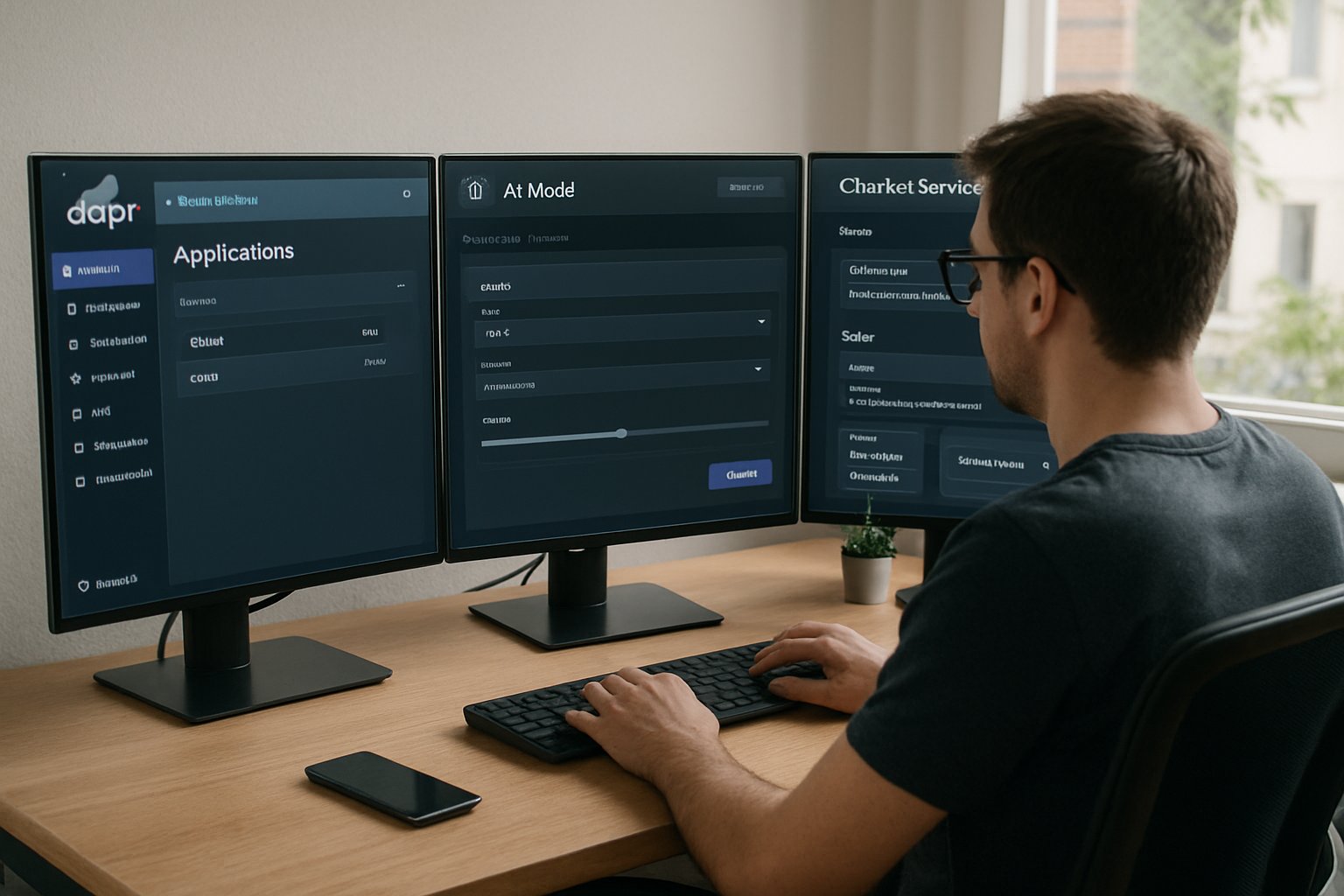 Engineer implements AI Framework Unification at workstation using Dapr tools.