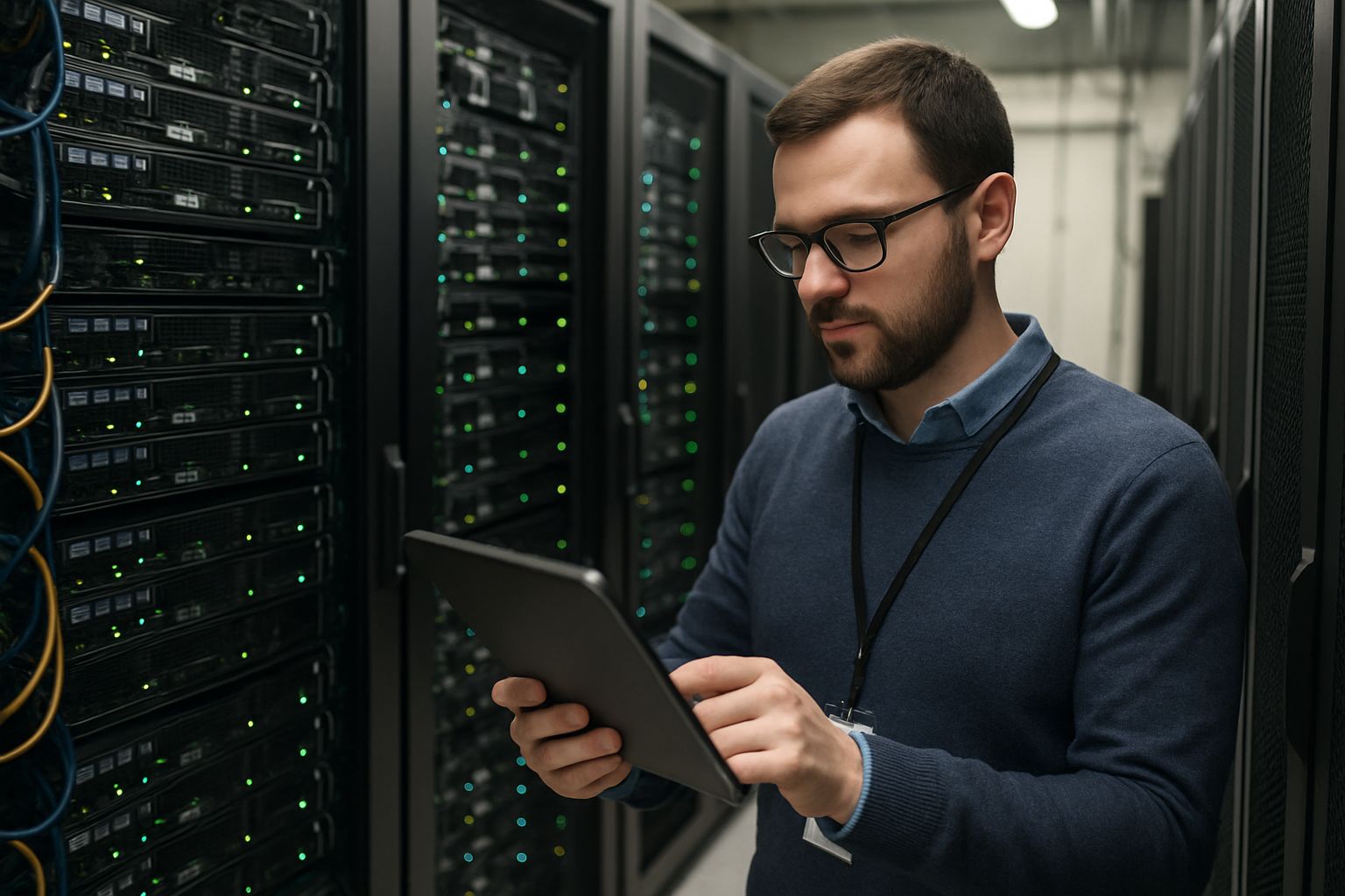 Security Coalition strengthening network infrastructure in server room