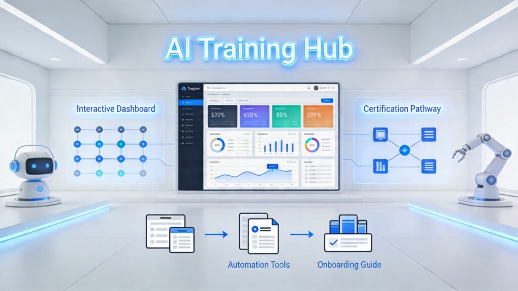 AI training delivery using pre-built content through the Authorized Training Partner (ATP) Program