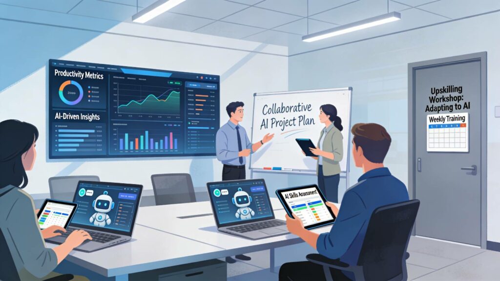 AI-driven workplace monitoring with Authorized Training Partners (ATP)