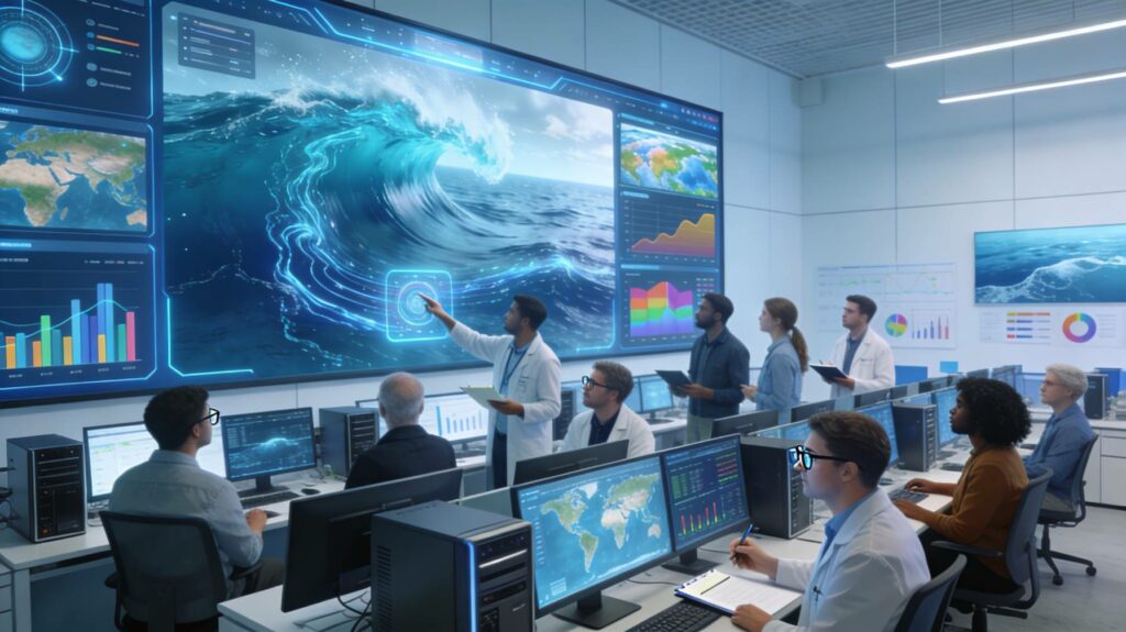AI training and analysis for ocean data supported by ATP