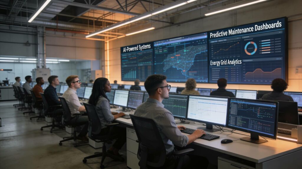 AI-powered industrial operations requiring trained workforce