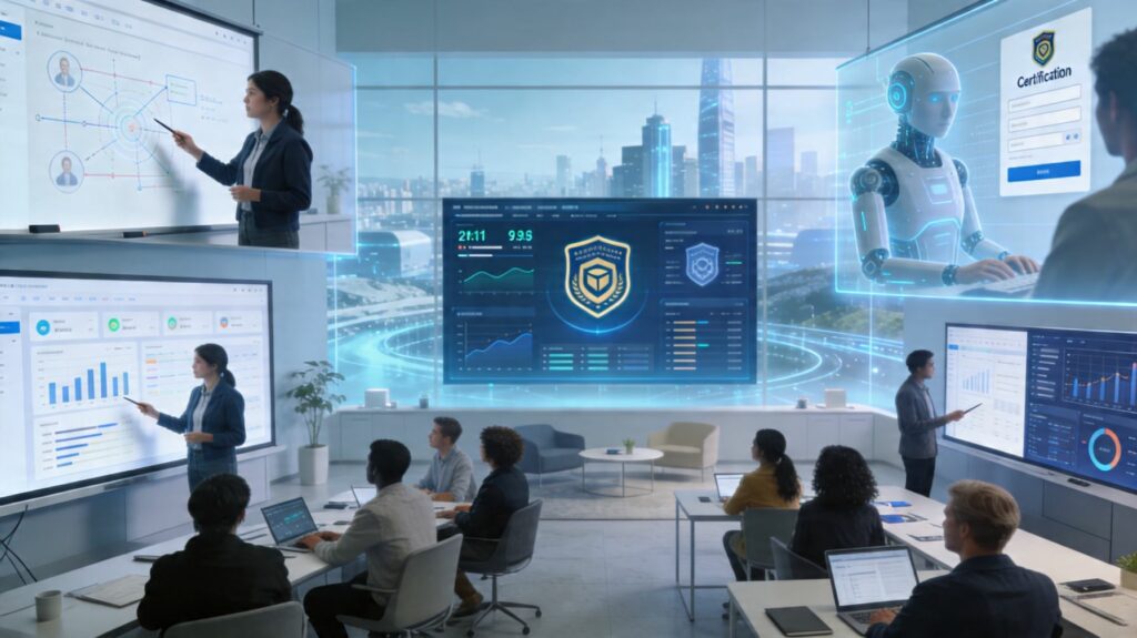 AI training delivery by providers as an authorized training partner