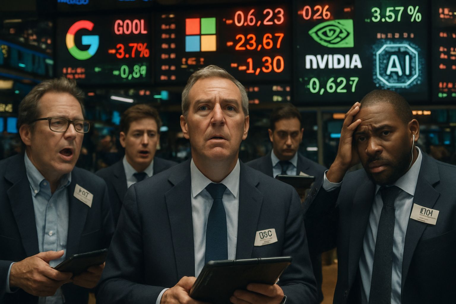 Traders respond to market changes driven by Model Scaling Limits and GPT-4.5 news.