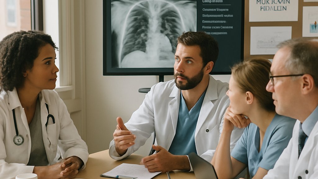 Healthcare AI Symposium discussion on AI diagnostics in a medical center