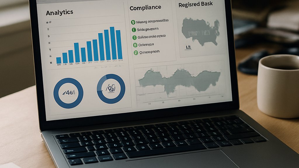 Compliance Deficit report with AI governance charts and regional data