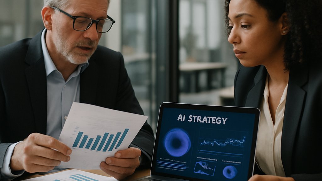AI Workforce Reskilling strategy meeting for enterprise leaders