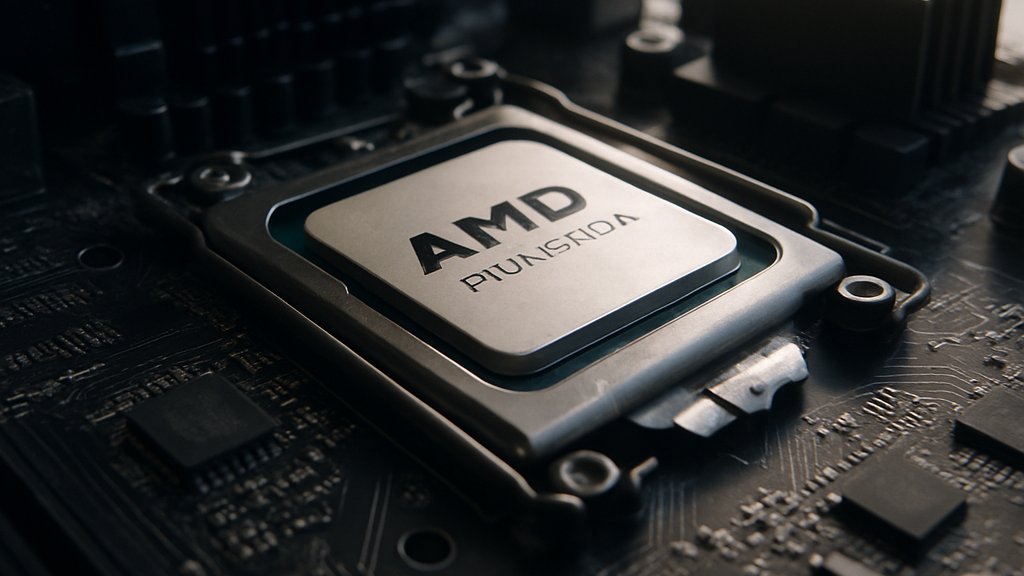 AMD processor and components showcasing Hardware Optimization in AI systems.
