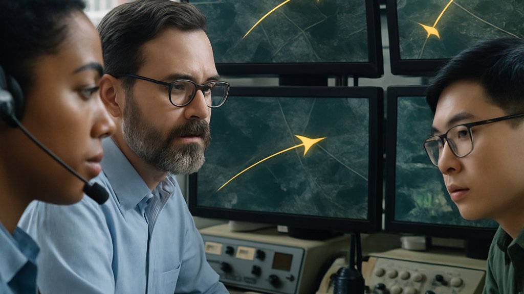Stealth Jet Detection analysts monitor satellite feeds and jet movements.