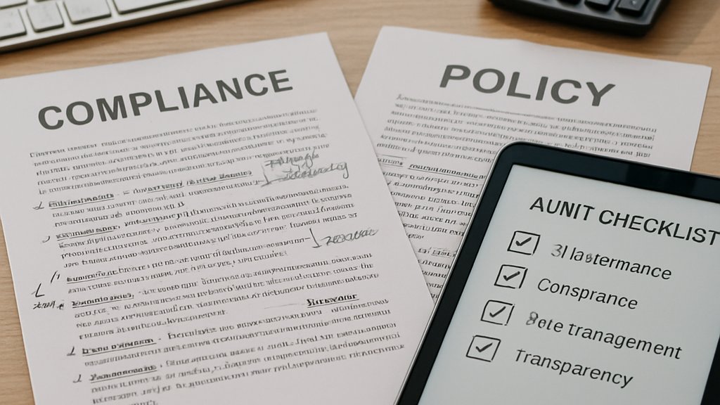 Audit checklist and documents for AI Financial Oversight controls