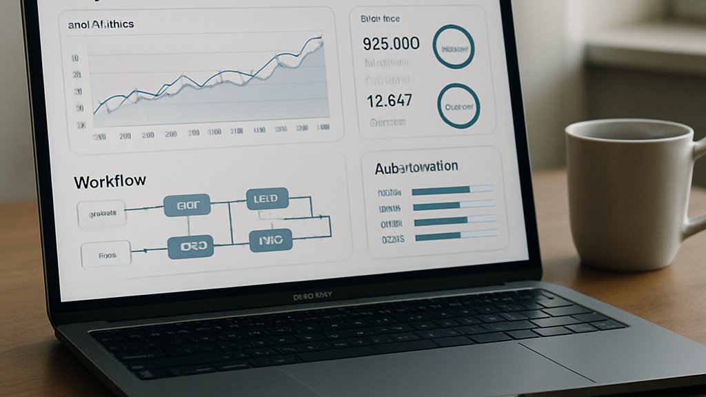 Agentic Business Restructuring analytics dashboard and workflow automation