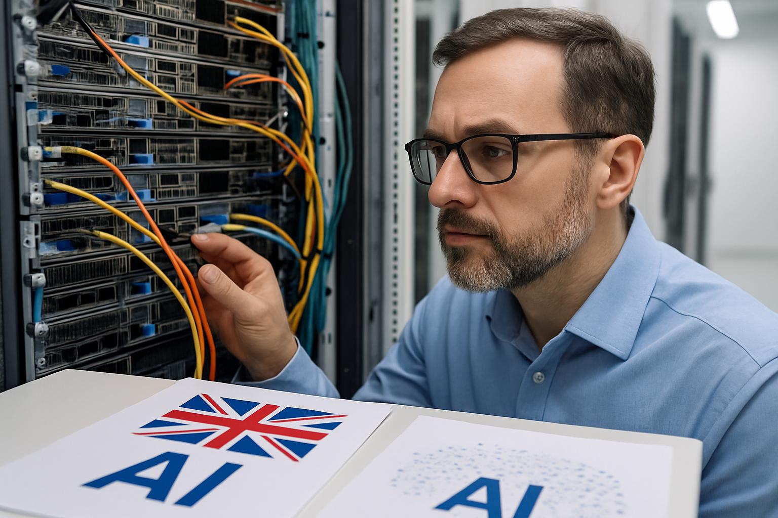 Engineer maintains computing hardware as part of National AI Strategy infrastructure.