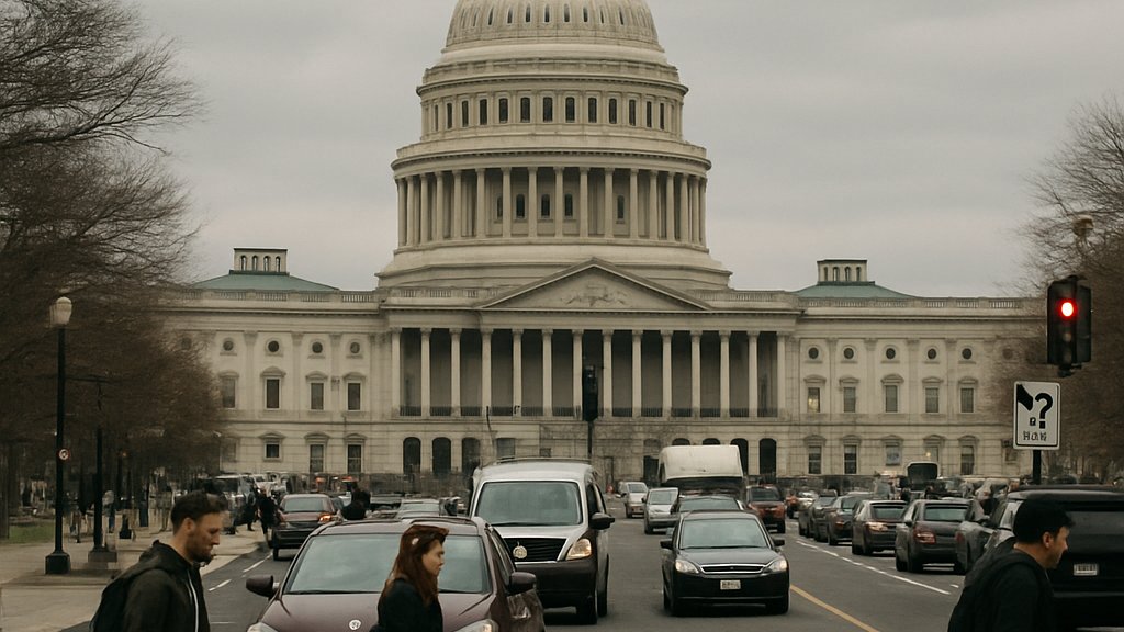 U.S. Capitol exterior highlighting US AI Policy debate